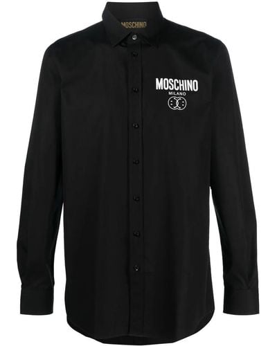 Moschino Camicia Con Stampa - Nero