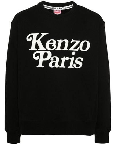 KENZO Verdy Sweatshirt With Flocked Logo - Black