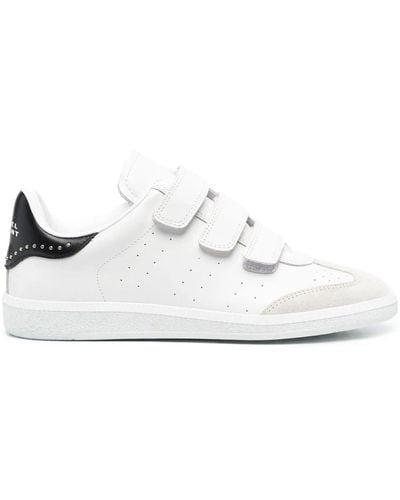 Isabel Marant Sneakers Con Strappi Beth - Bianco