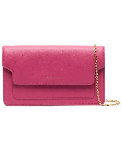 Marni Clutch With Print - Pink