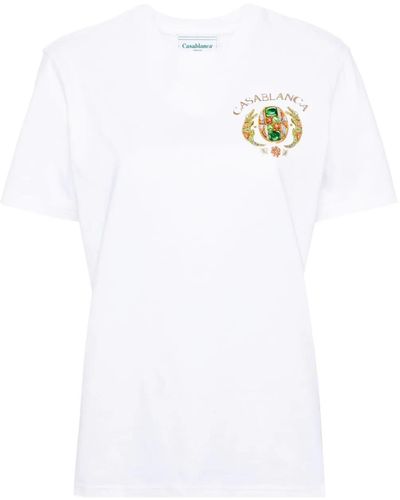 Casablancabrand Joyaux D`Afrique Tennis Club T-Shirt - White