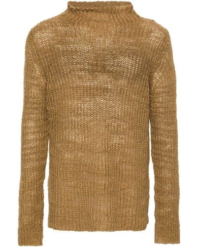 Dries Van Noten Milla 8709 M.k.sweater Cog - Brown