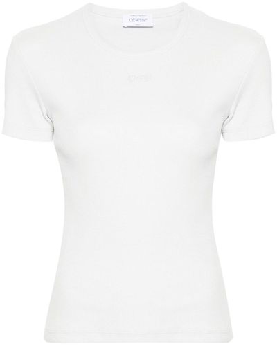 Off-White c/o Virgil Abloh Off- Off Print T-Shirt - White