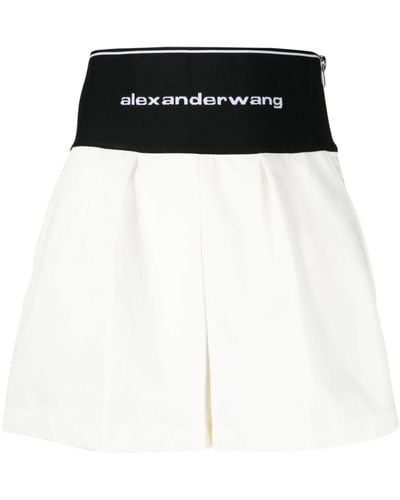 Alexander Wang Shorts With Print - Black