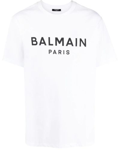 Balmain Printed T-Shirt - White