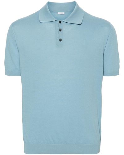 Malo Cotton Polo Shirt - Blue