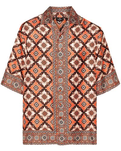 Etro Shirt With Print - Pink