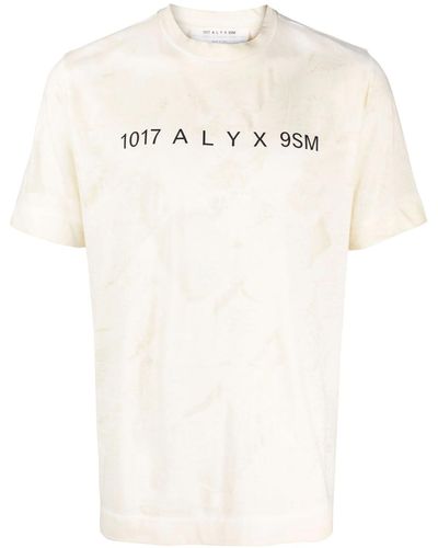 1017 ALYX 9SM T-Shirt With Print - Natural