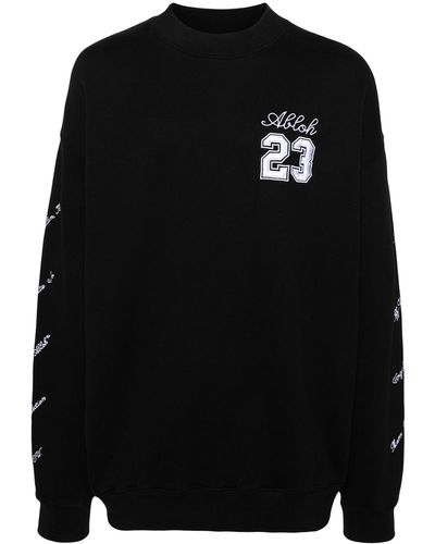 Off-White c/o Virgil Abloh Off- 23 Logo Skate Sweatshirt - Black