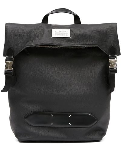 Maison Margiela 5Ac Backpack With Logo - Black
