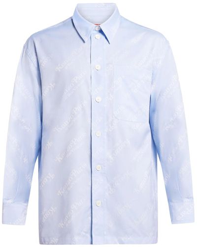 KENZO Shirt With Print - Blue