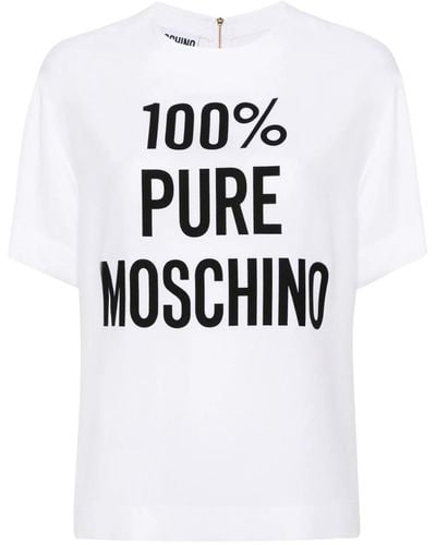 Moschino Blouse With Print - White
