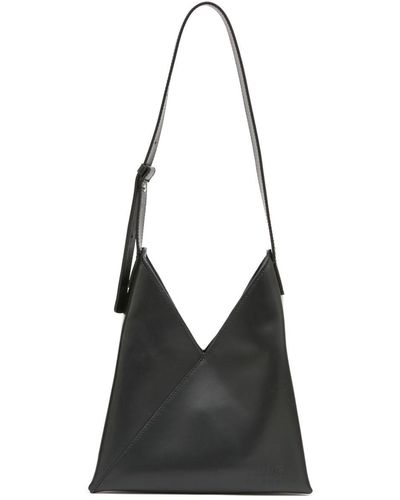 MM6 by Maison Martin Margiela Small Japanese Shoulder Bag 6 - Black