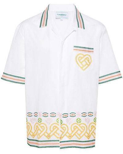 Casablancabrand Gradient Heat Shirt - White