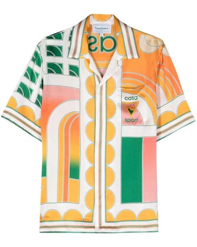 Casablancabrand Summer Court Shirt - Multicolour