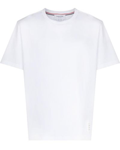 Thom Browne T-Shirt Con Applicazione - Bianco