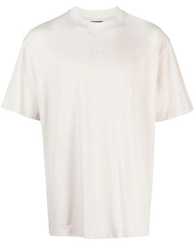 44 Label Group Gaffer T-Shirt With Embroidery - White