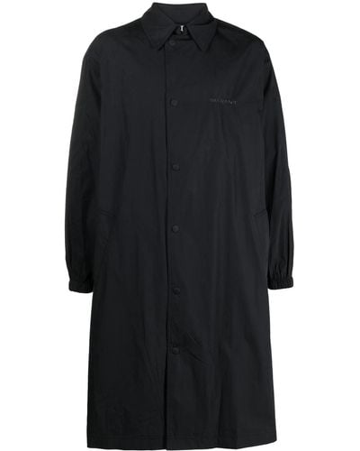 Isabel Marant Balthazar Raincoat With Embroidery - Black