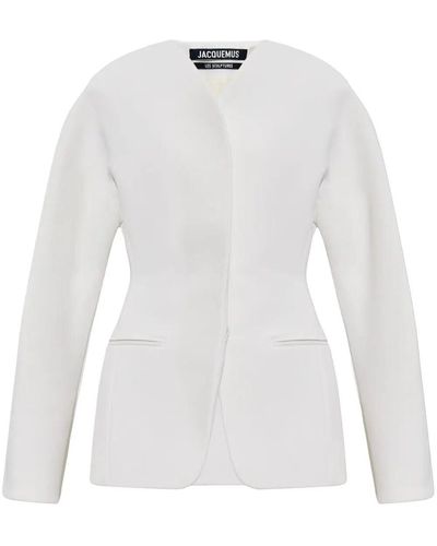 Jacquemus `Ovalo` Jacket - White