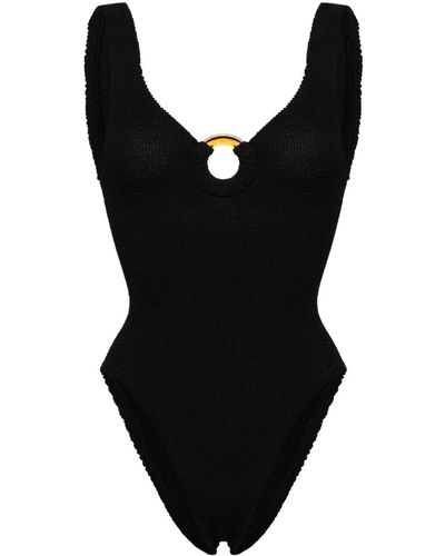 Hunza G Celine One-Piece Swimsuit - Black