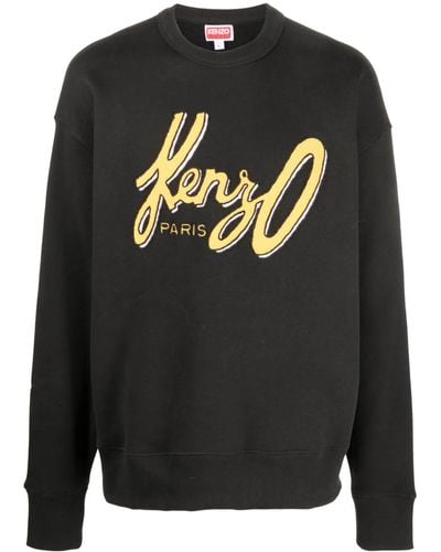 KENZO Sweatshirt With Print - Black