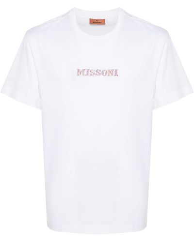 Missoni T-Shirt With Embroidery - White