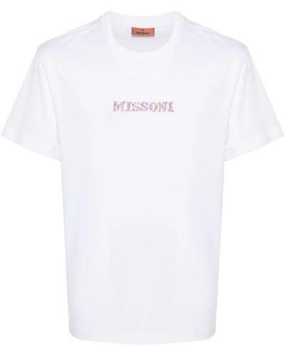 Missoni T-Shirt With Embroidery - White