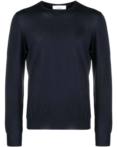 Lardini Crew Neck Sweater - Blue