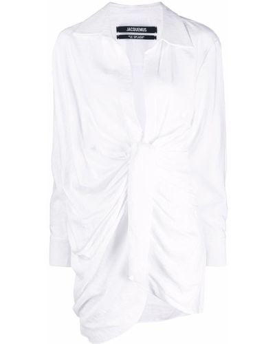 Jacquemus La Robe Bahia Short Dress - White