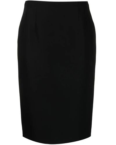 Versace Pencil Midi Skirt - Black