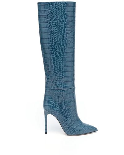 Paris Texas Knee High Boots - Blue