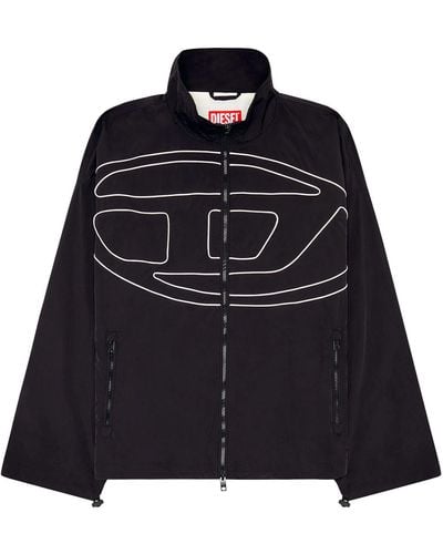 DIESEL J-Vatel Jacket With Application - Black