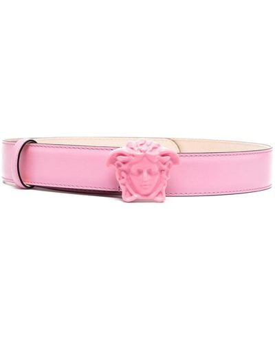 Versace Medusa Belt With Buckle - Pink