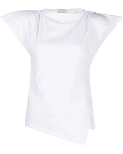 Isabel Marant Asymmetric Sebani T-Shirt - White
