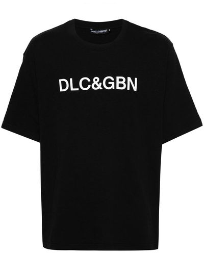 Dolce & Gabbana T-Shirt With Print - Black