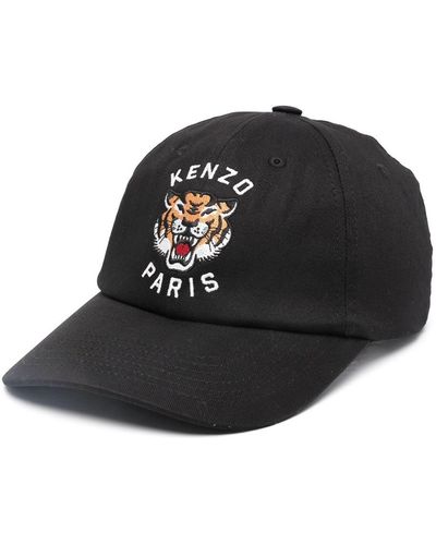 KENZO Baseball Hat With Embroidery - Black