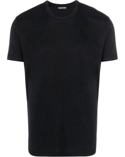 Tom Ford Short-Sleeved Crew-Neck T-Shirt - Black