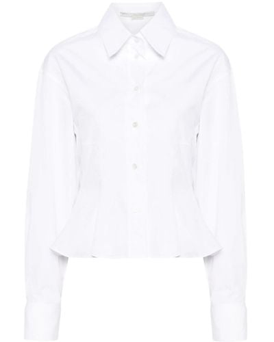 Stella McCartney Cotton Shirt With Peplum - White