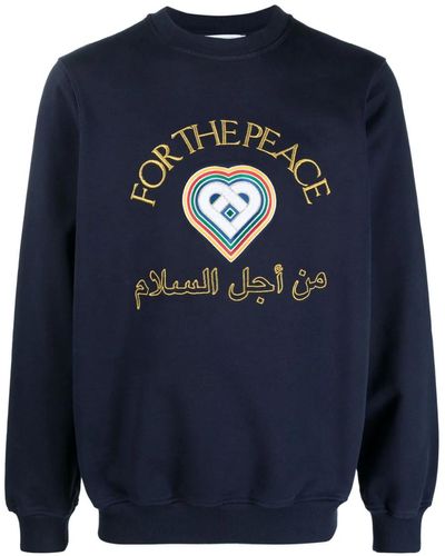 Casablancabrand For The Peace Sweatshirt - Blue