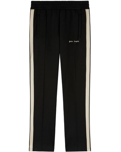 Palm Angels Printed Sports Trousers - Black