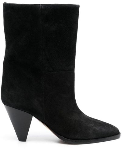 Isabel Marant 75Mm Ankle Boots - Black