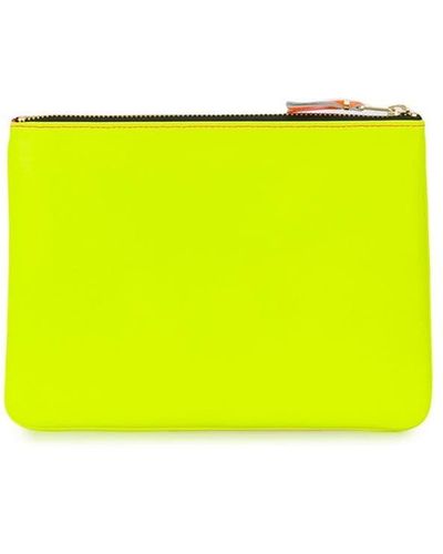 Comme des Garçons Wallet With Color-Block Design - Yellow