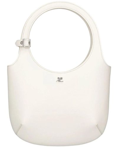Courreges Holy Tote Bag - White