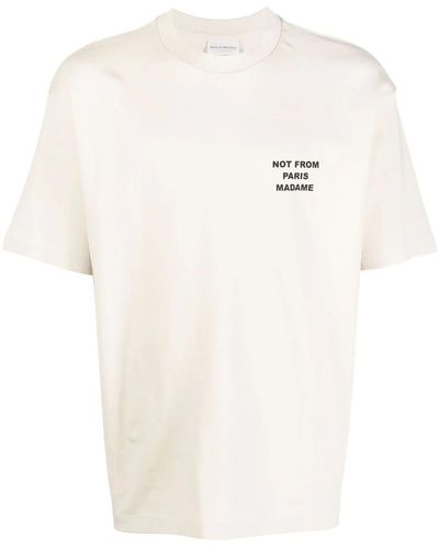 Drole de Monsieur T-Shirt With Print - White