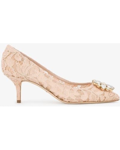 Dolce & Gabbana Bellucci Court Shoes - Pink