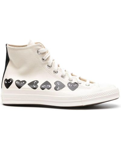 COMME DES GARÇONS PLAY Chuck Taylor High-top Trainers - White