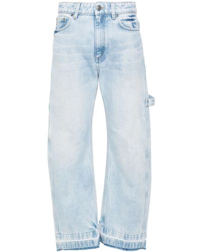 Stella McCartney Mid-Rise Jeans With Tapered Leg - Blue