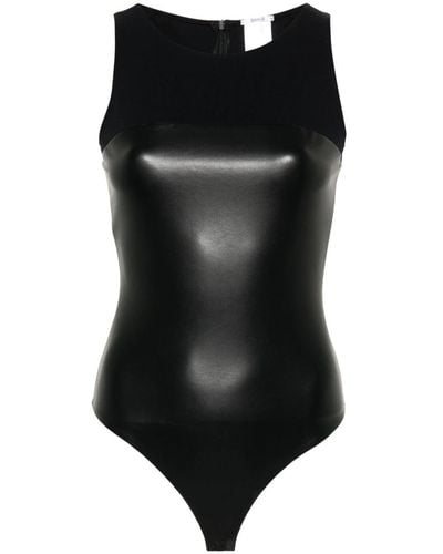 Wolford Sleeveless Panelled Bodysuit - Black