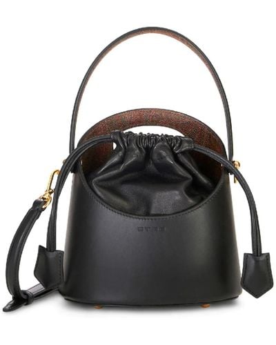 Etro Saturn Bucket Bag - Black
