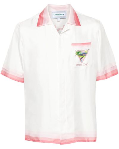 Casablancabrand Tennis Club Shirt - White